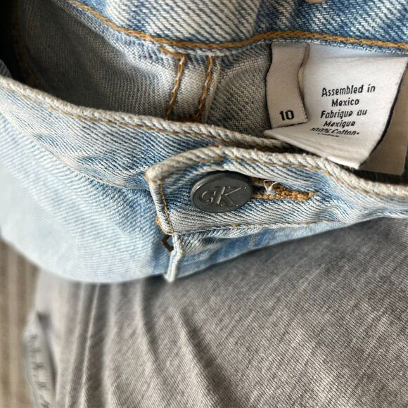 VTG 90s Calvin Klein Jeans Women Sz 10 Easy Fit Classic Denim Blue Enzyme Wash - Picture 7 of 11